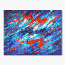 Duży obraz abstrakcyjny Deszczowa Noc, obraz do salonu 90x70 duży obraz abstrakcyjny, obraz do salonu, obrazy na płótnie, nowoczesne obrazy, duże obrazy do salonu,