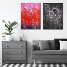 Copy space in living room