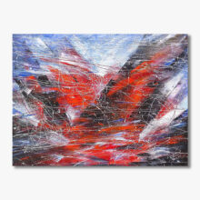Duży obraz abstrakcja zatytułowany Powroty Idealny obraz do loftu, do salonu. duży obraz abstrakcja, obraz do loftu, obrazy ekspresjonistyczne, obrazy kolorowe, obrazy na płótnie, obrazy do salonu